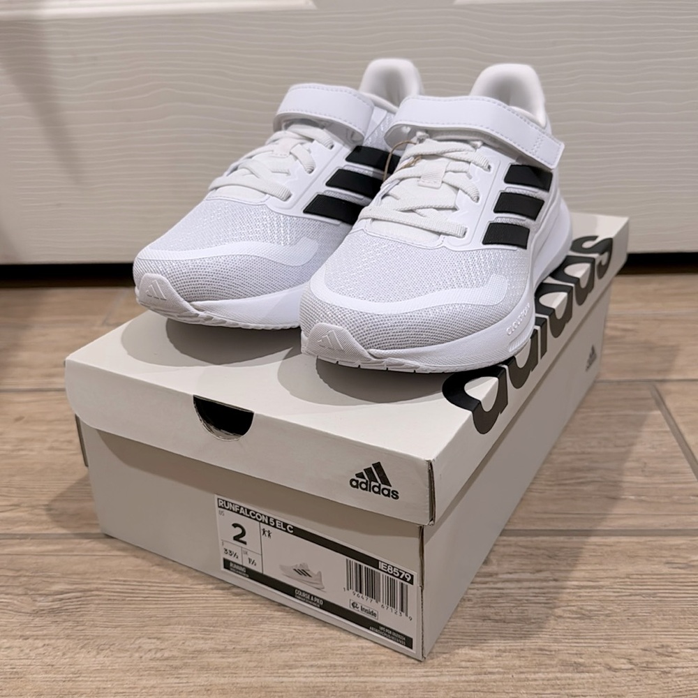 Adidas Kids Runfalcon 5 Shoes (Size: 2)